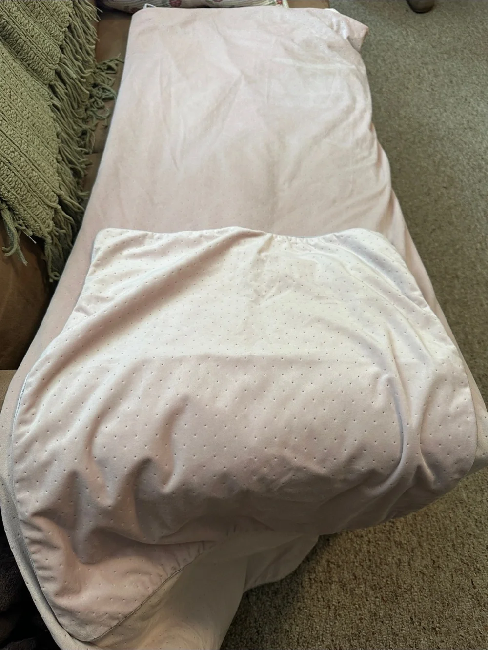 Velvet Thelma Duvet Cover Anthropologie Blush Twin